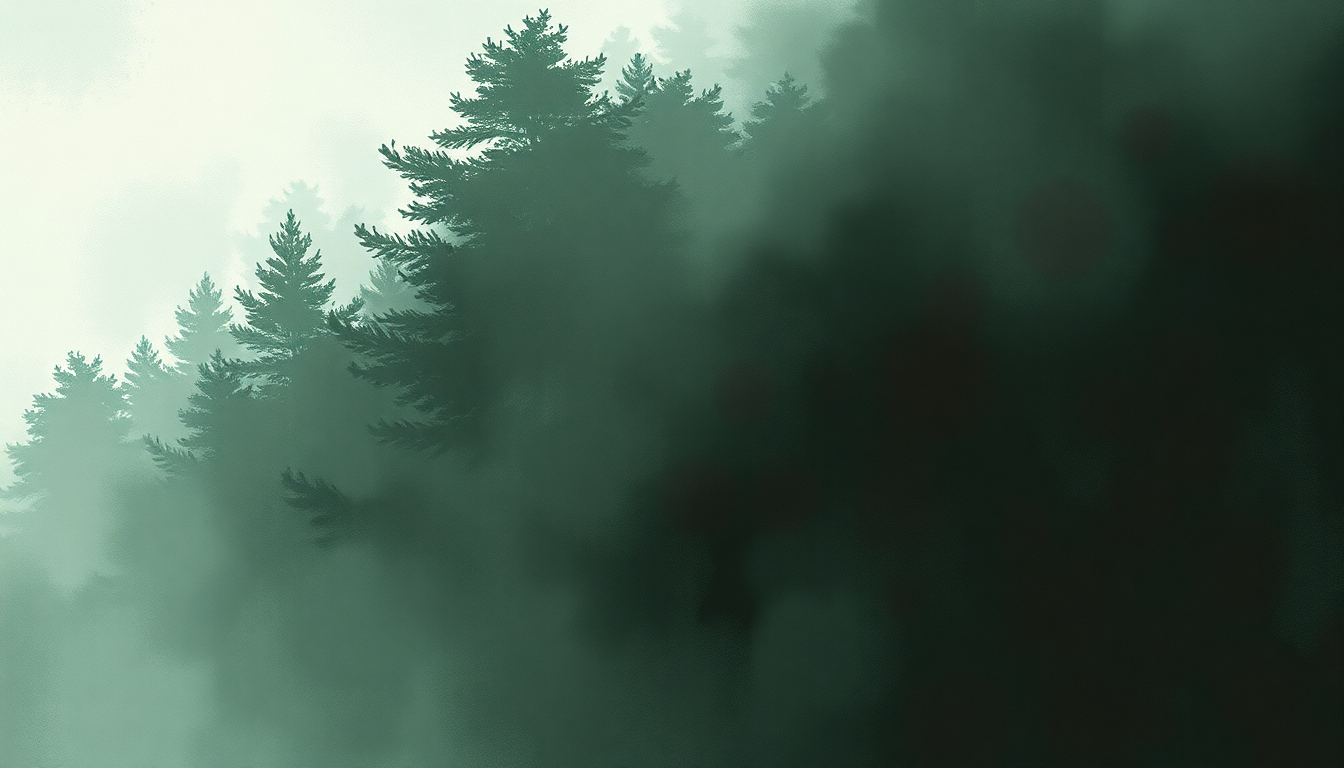 Fan-driven abstract illustration evoking the emotional arc of Forest by System of a Down