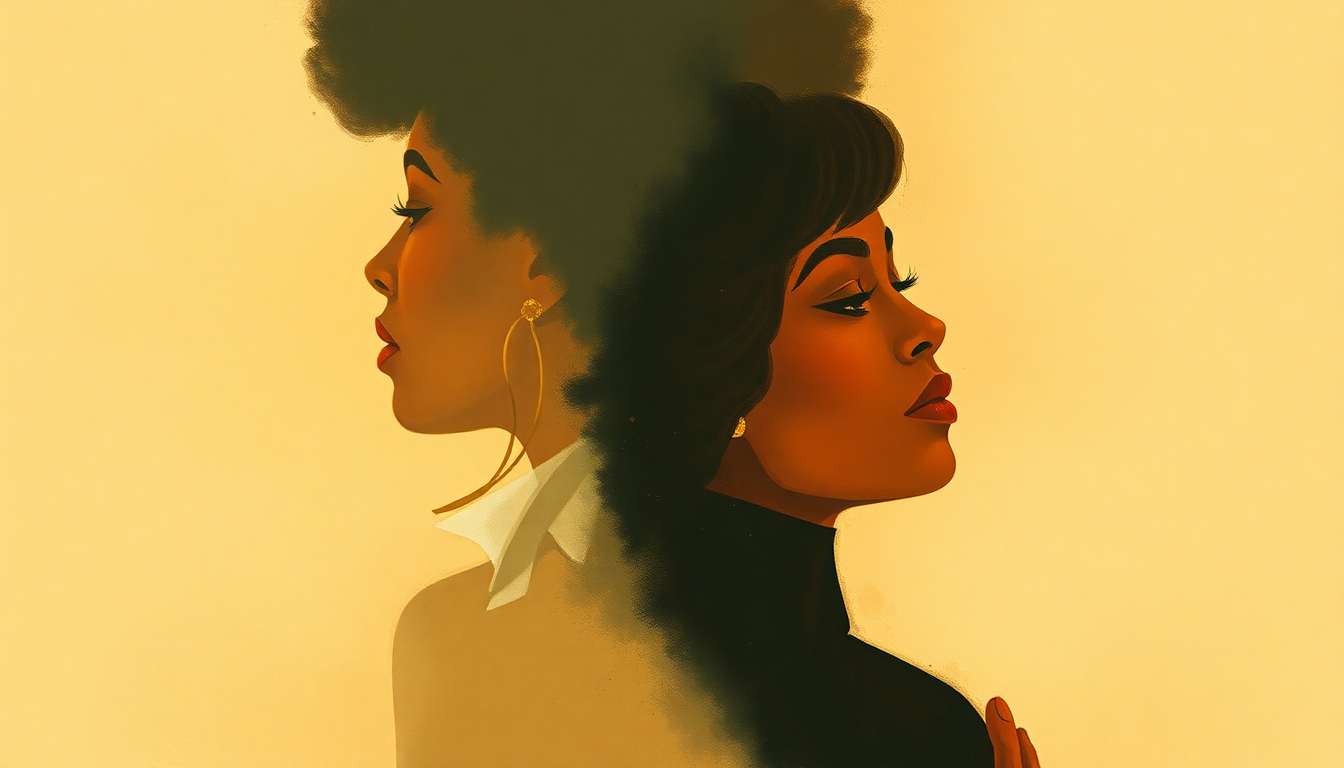 Fan-driven abstract illustration evoking the emotional arc of Forever Came Today by The Supremes