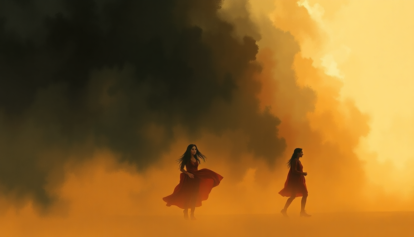 Fan-driven abstract illustration evoking the emotional arc of Formation by Beyoncé