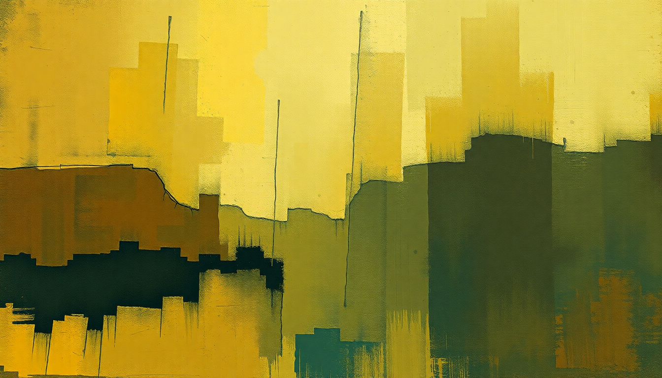 Fan-driven abstract illustration evoking the emotional arc of Forty Days and Forty Nights by Muddy Waters