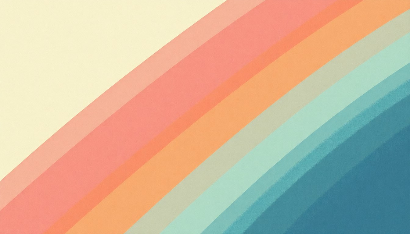Fan-driven abstract illustration evoking the emotional arc of Fourth of July by Galaxie 500