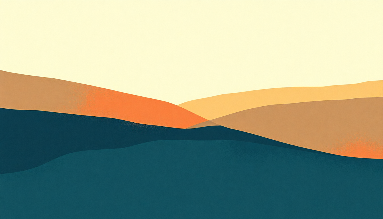 Fan-driven abstract illustration evoking the emotional arc of Freebird II by Parquet Courts