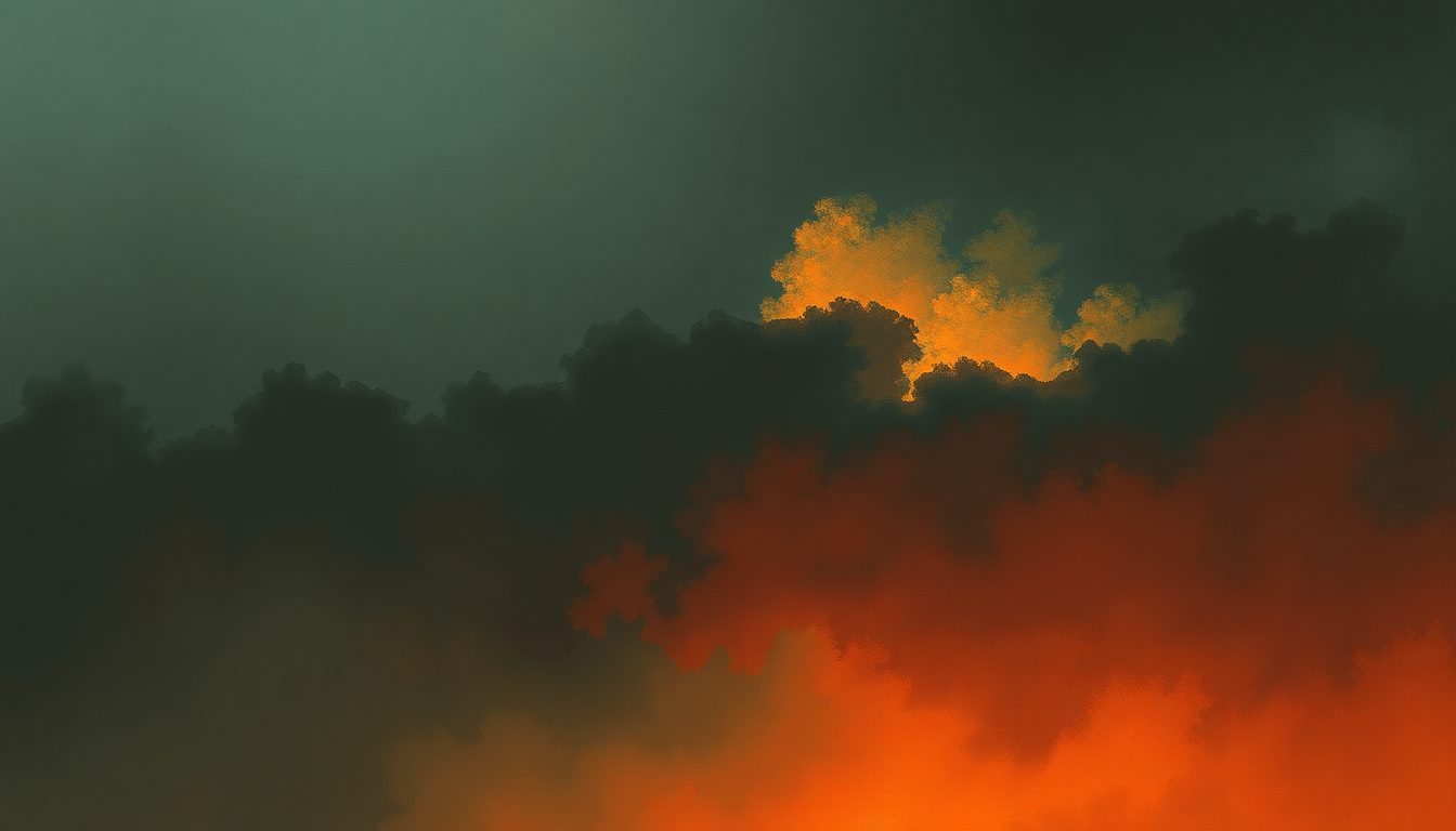 Fan-driven abstract illustration evoking the emotional arc of Freedom by Rage Against the Machine