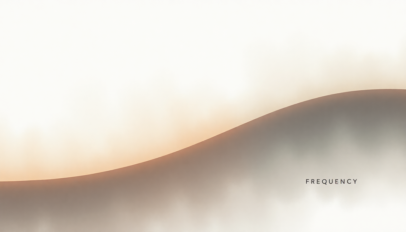 Fan-driven abstract illustration evoking the emotional arc of Frequency by Kid Cudi