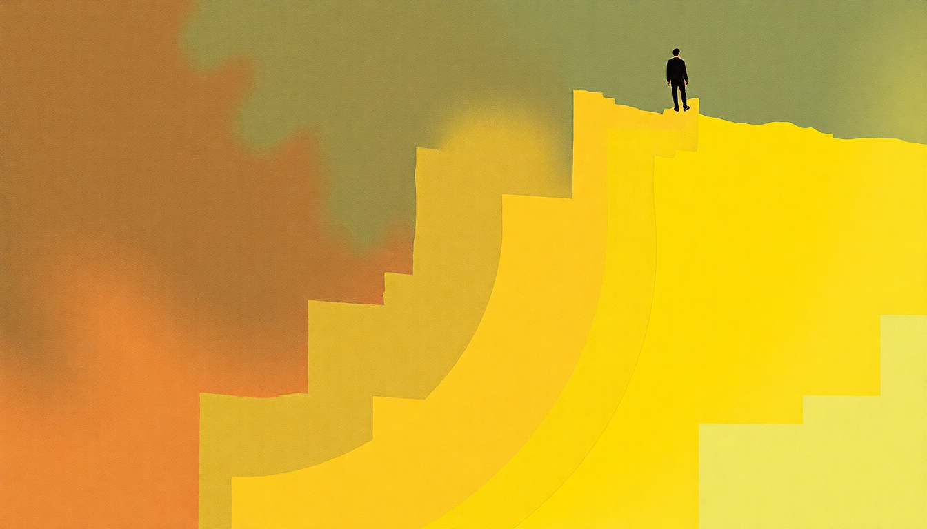 Fan-driven abstract illustration evoking the emotional arc of Friction by Television