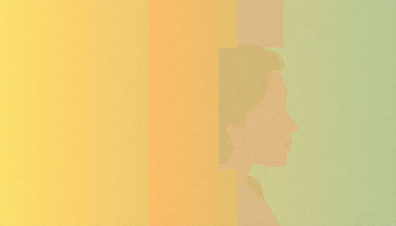 Fan-driven abstract illustration evoking the emotional arc of Friday by Sunny Day Real Estate