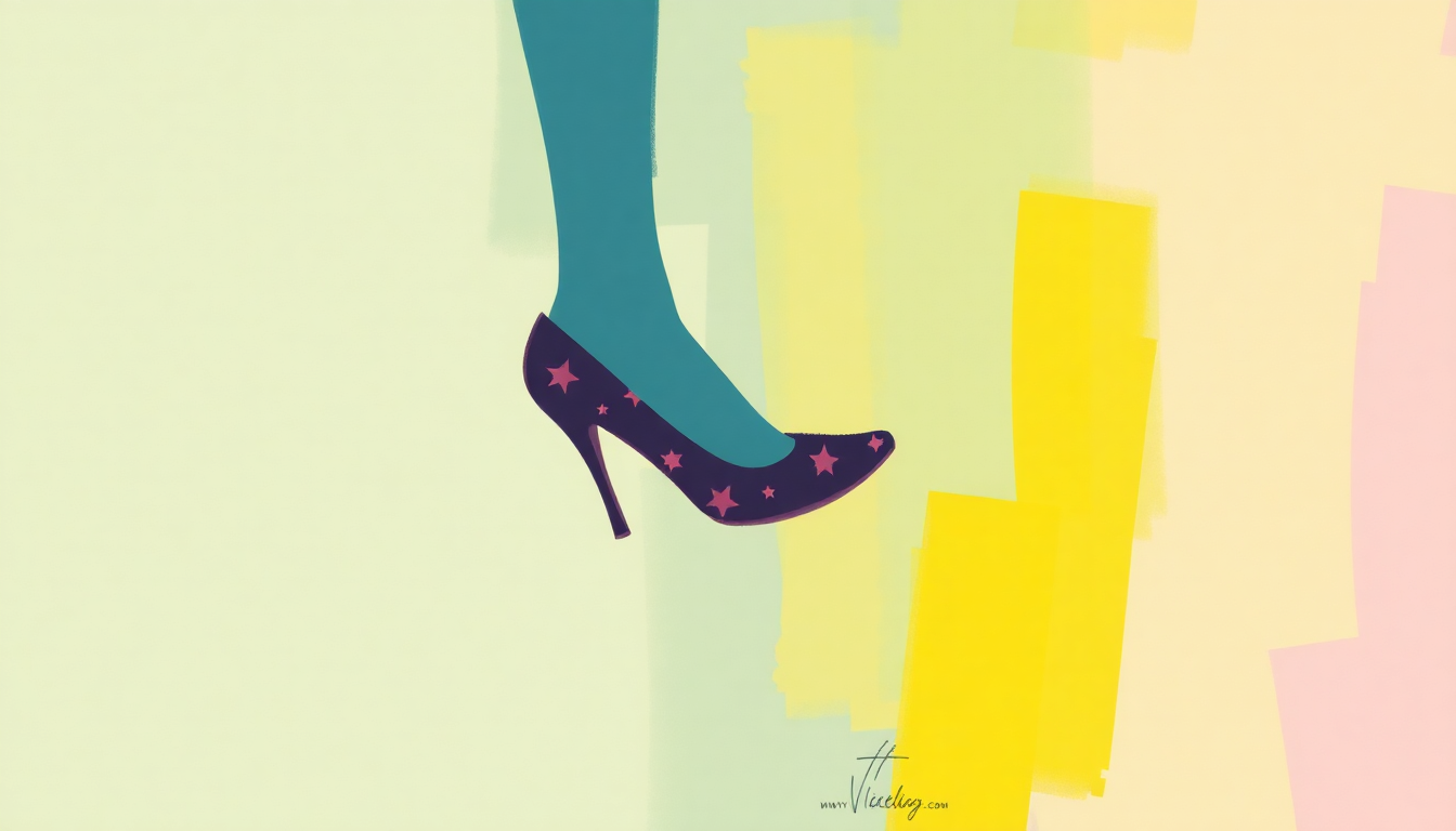 Fan-driven abstract illustration evoking the emotional arc of Fuck Me Pumps by Amy Winehouse