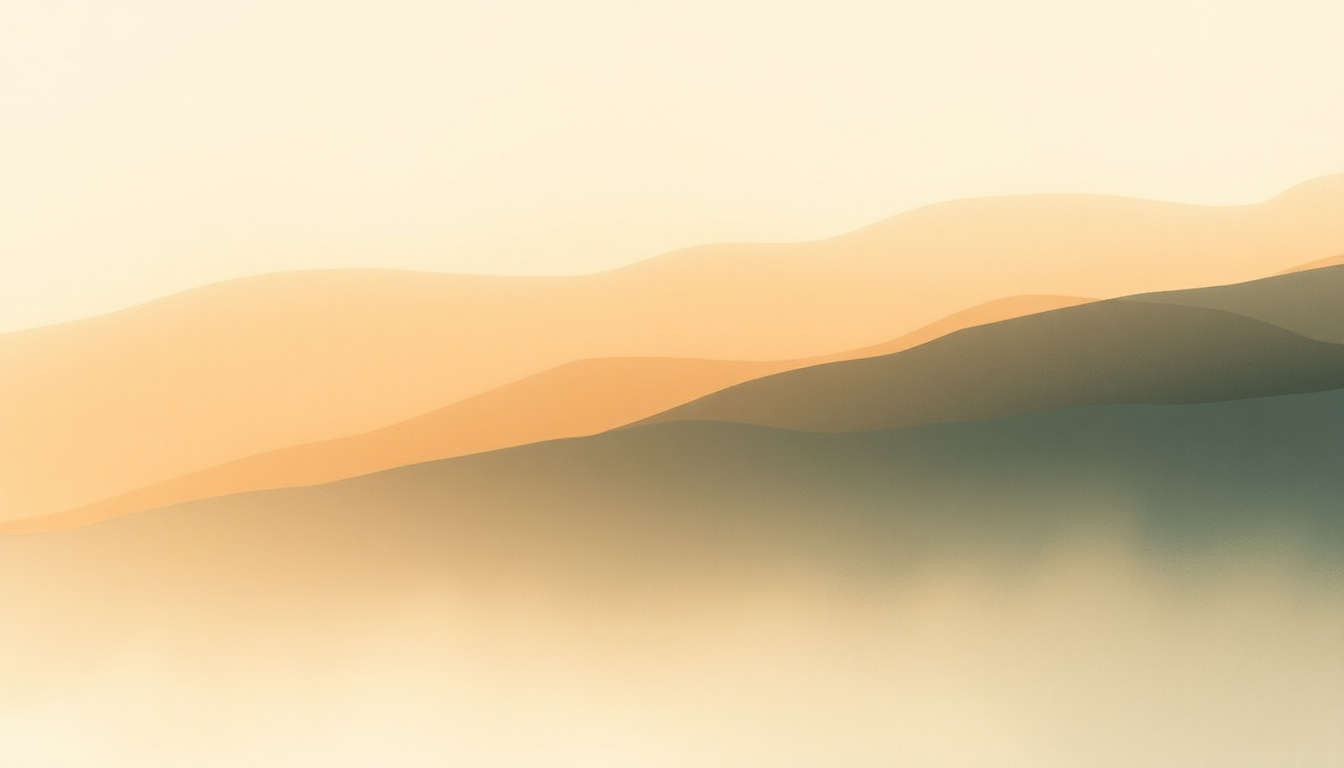 Fan-driven abstract illustration evoking the emotional arc of Fuga ex C, BWV 574 by Johann Sebastian Bach