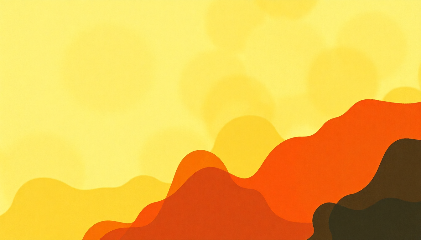 Fan-driven abstract illustration evoking the emotional arc of Full of Fire by Al Green