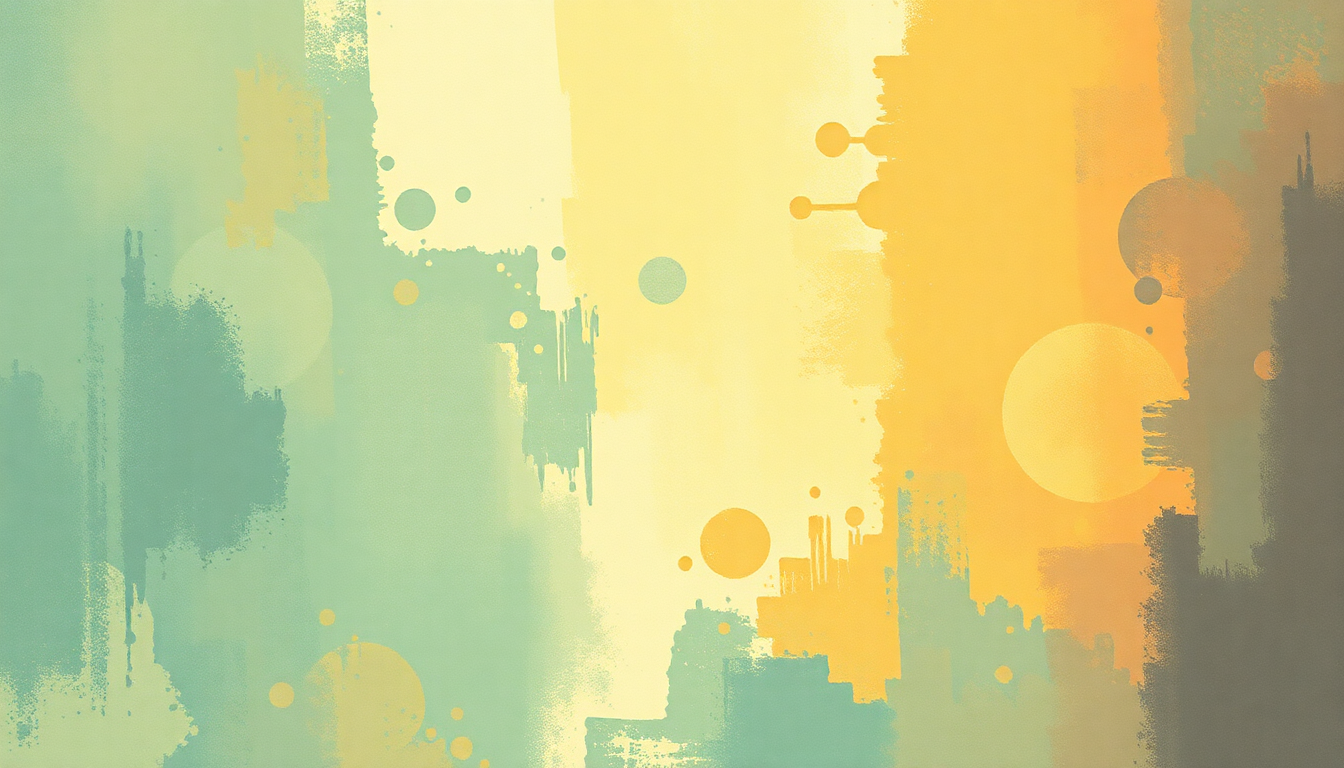 Fan-driven abstract illustration evoking the emotional arc of Fun Day by Stevie Wonder