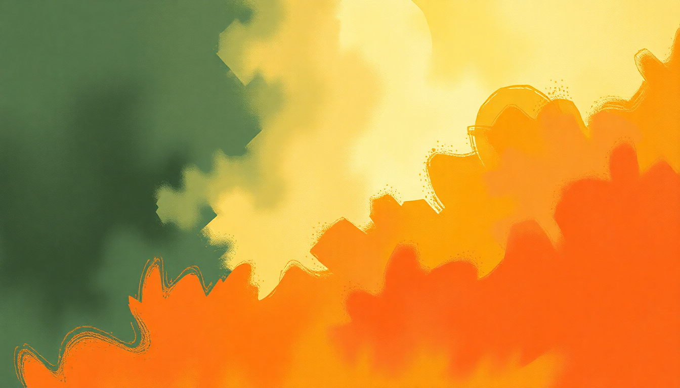Fan-driven abstract illustration evoking the emotional arc of Funkentelechy by Parliament