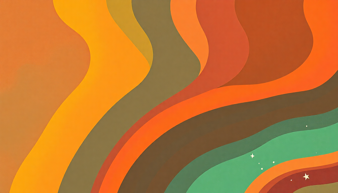 Fan-driven abstract illustration evoking the emotional arc of Funky Worm by Ohio Players