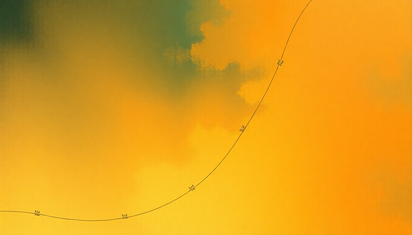 Fan-driven abstract illustration evoking the emotional arc of Fur Elise by Ludwig van Beethoven