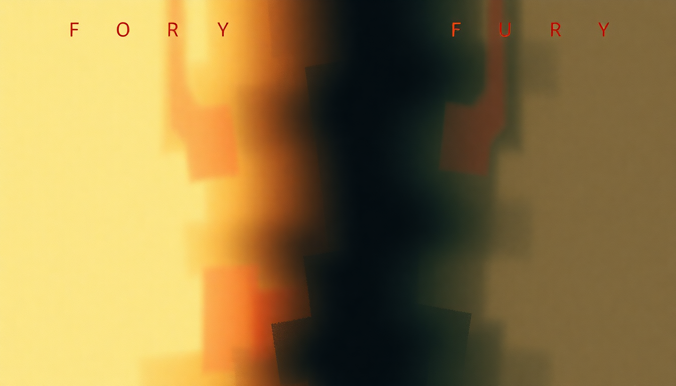 Fan-driven abstract illustration evoking the emotional arc of Fury by Frankie Goes to Hollywood