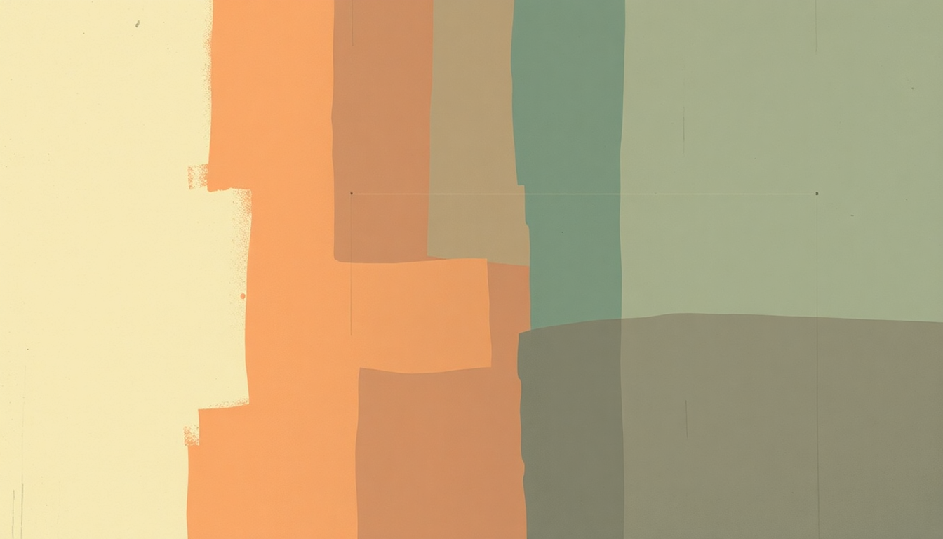 Fan-driven abstract illustration evoking the emotional arc of Future Reflections by MGMT