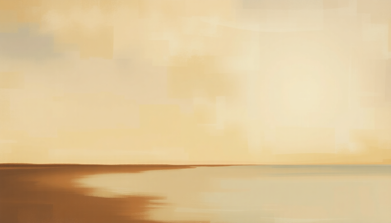 Fan-driven abstract illustration evoking the emotional arc of Galveston by Glen Campbell