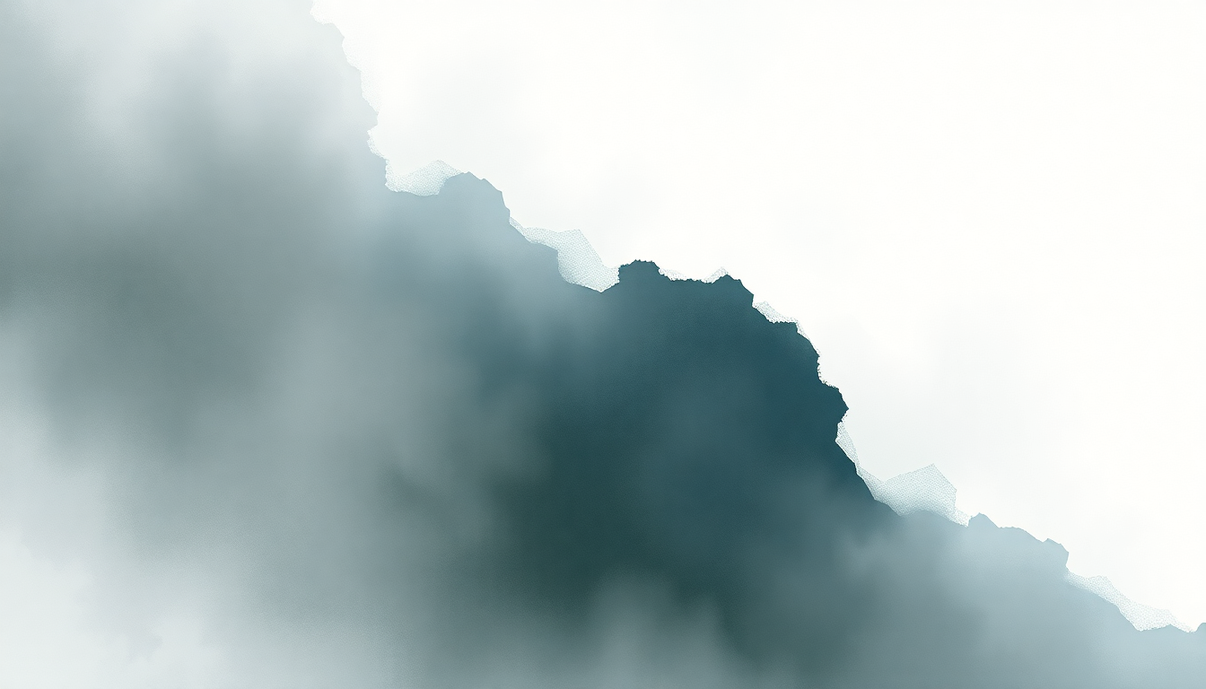 Fan-driven abstract illustration evoking the emotional arc of Gandalf the White by Howard Shore