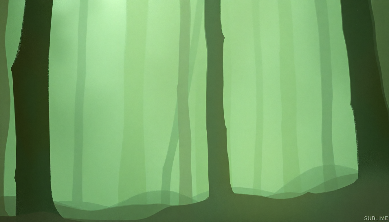 Fan-driven abstract illustration evoking the emotional arc of Garden Grove by Sublime