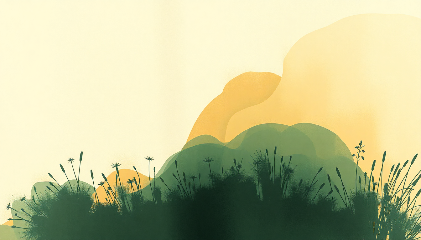 Fan-driven abstract illustration evoking the emotional arc of Garden Shed by Tyler, the Creator