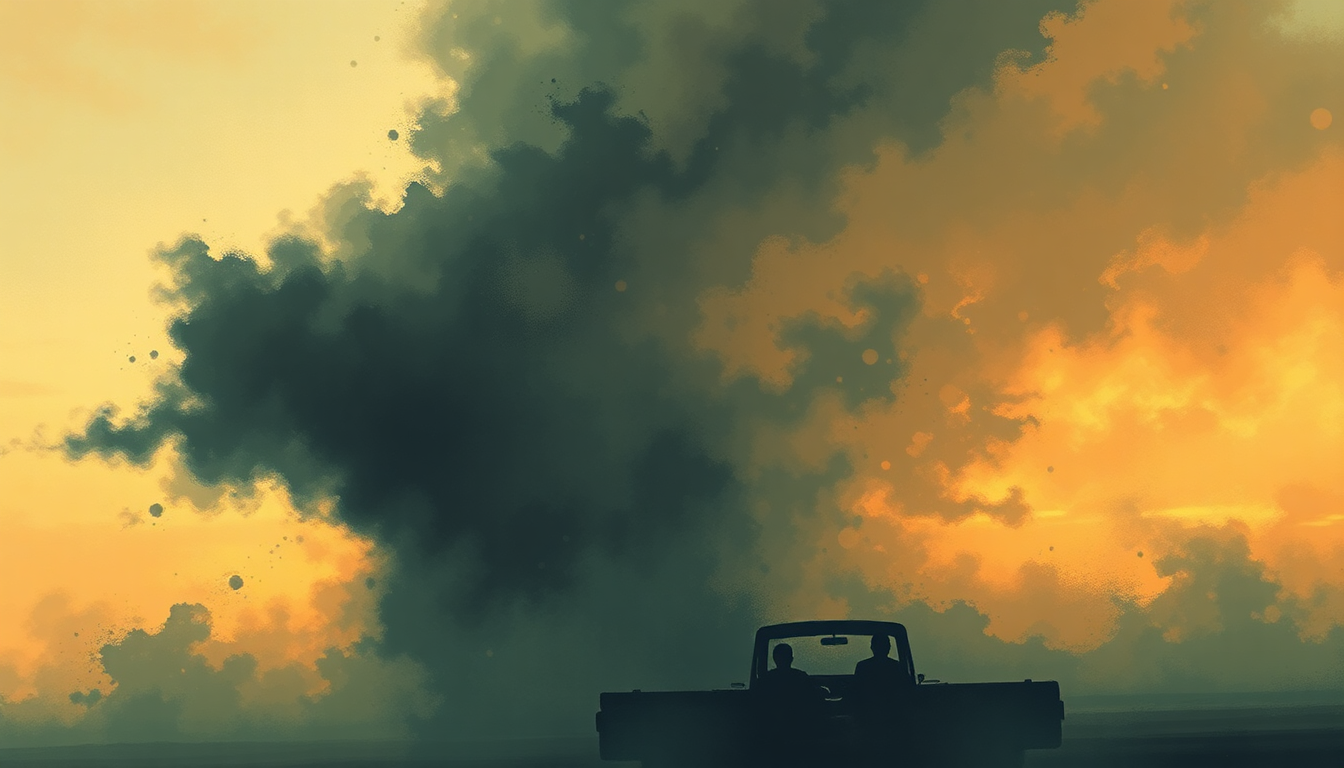 Fan-driven abstract illustration evoking the emotional arc of Gasolina by Daddy Yankee