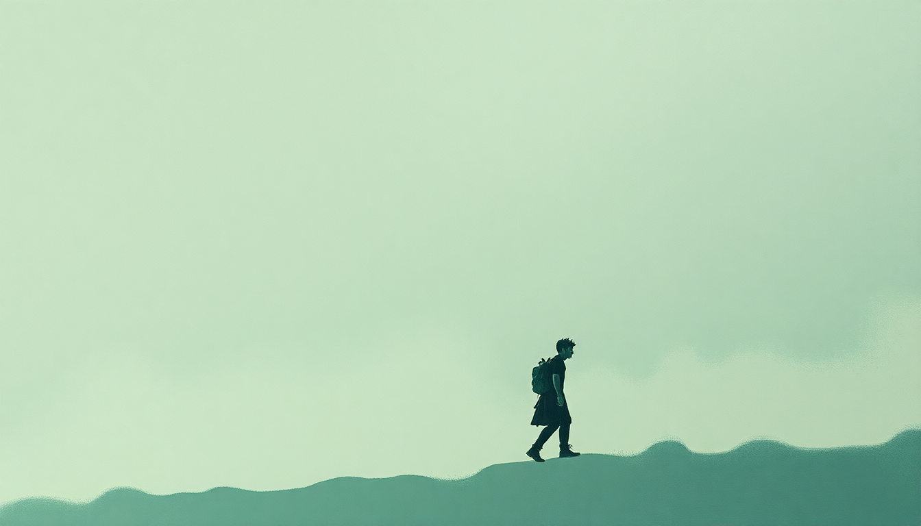 Fan-driven abstract illustration evoking the emotional arc of Geek Stink Breath by Green Day