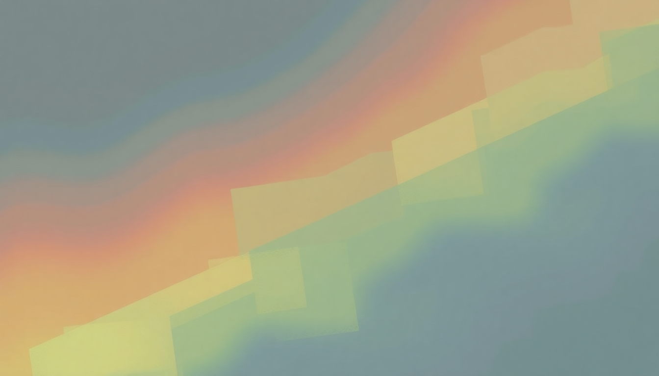 Fan-driven abstract illustration evoking the emotional arc of Get Innocuous! by LCD Soundsystem