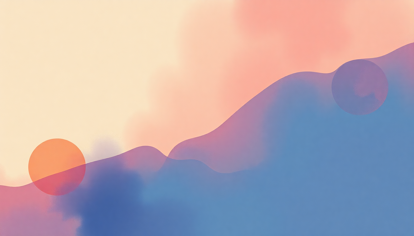 Fan-driven abstract illustration evoking the emotional arc of Get Lucky by Daft Punk