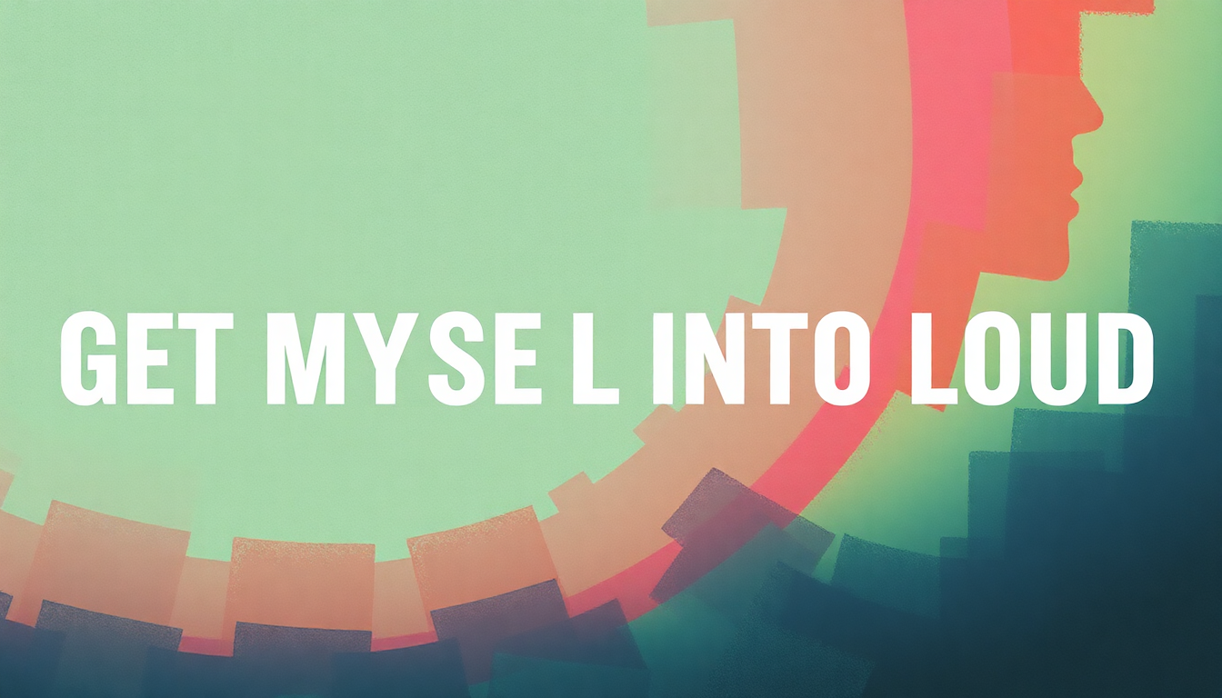 Fan-driven abstract illustration evoking the emotional arc of Get Myself Into It by The Rapture