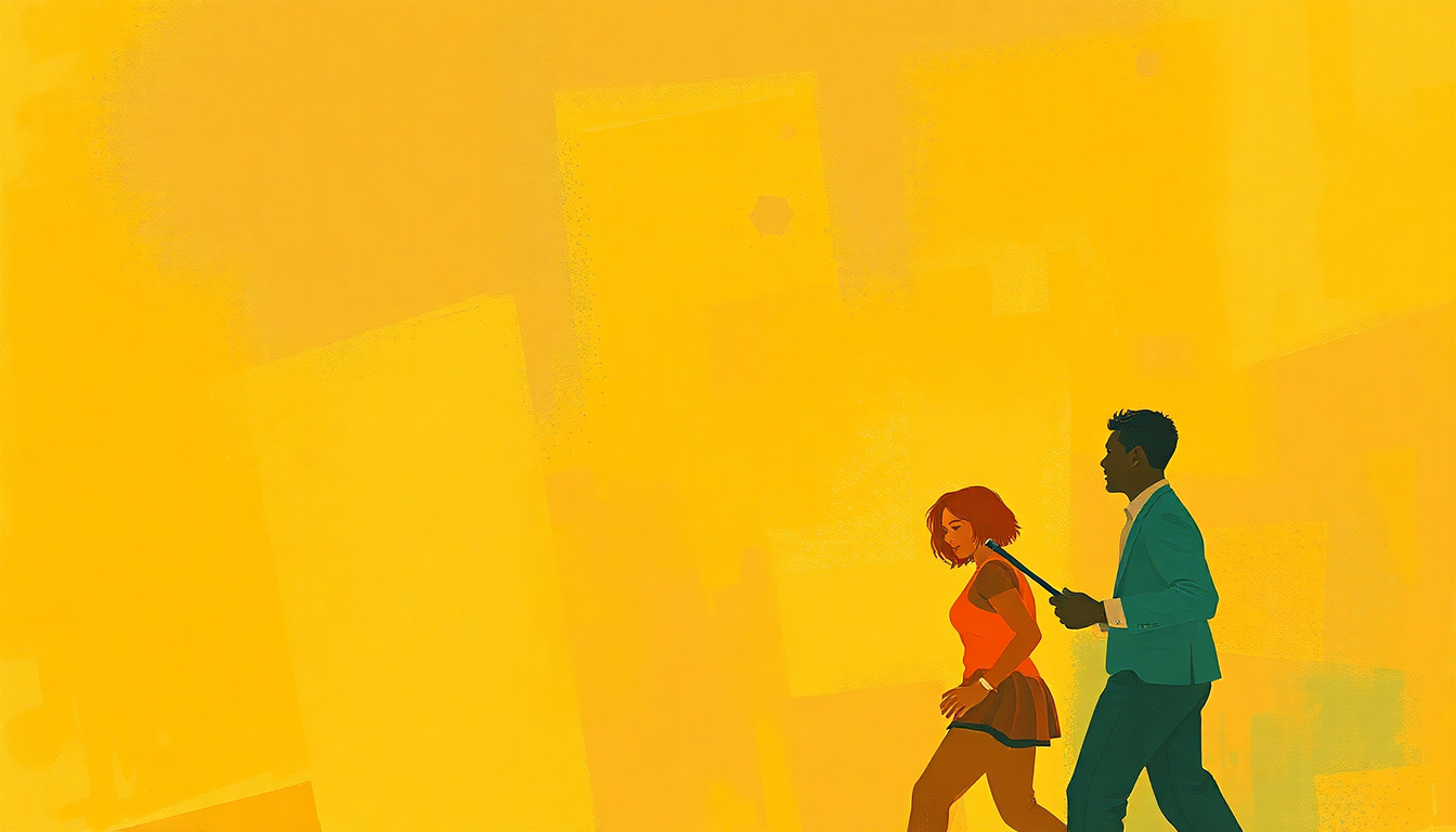 Fan-driven abstract illustration evoking the emotional arc of Get Ready by The Temptations