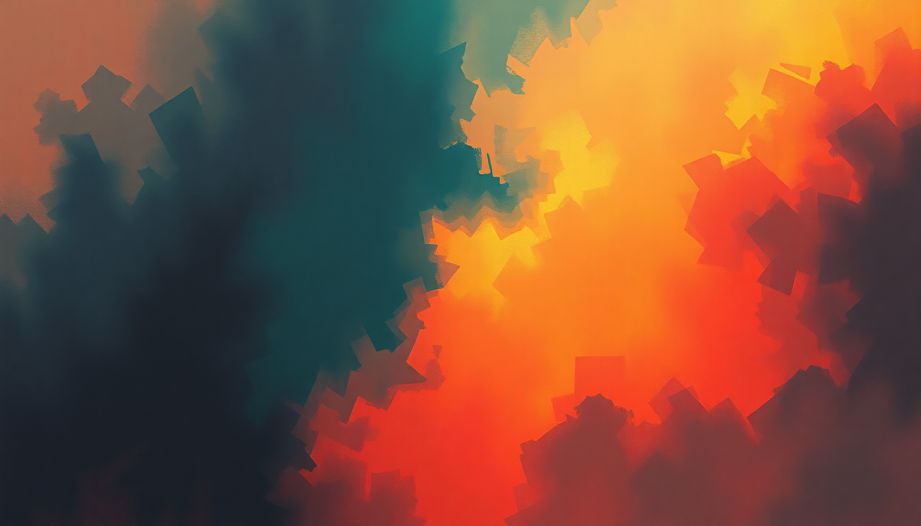 Fan-driven abstract illustration evoking the emotional arc of Get Right by Jennifer Lopez