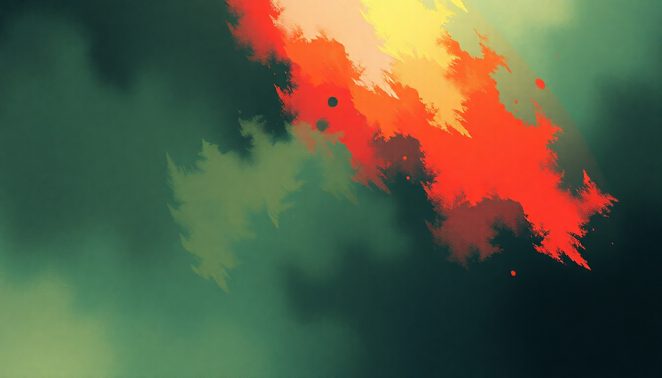 Fan-driven abstract illustration evoking the emotional arc of Get Ur Freak On (Remix) by Missy Elliott