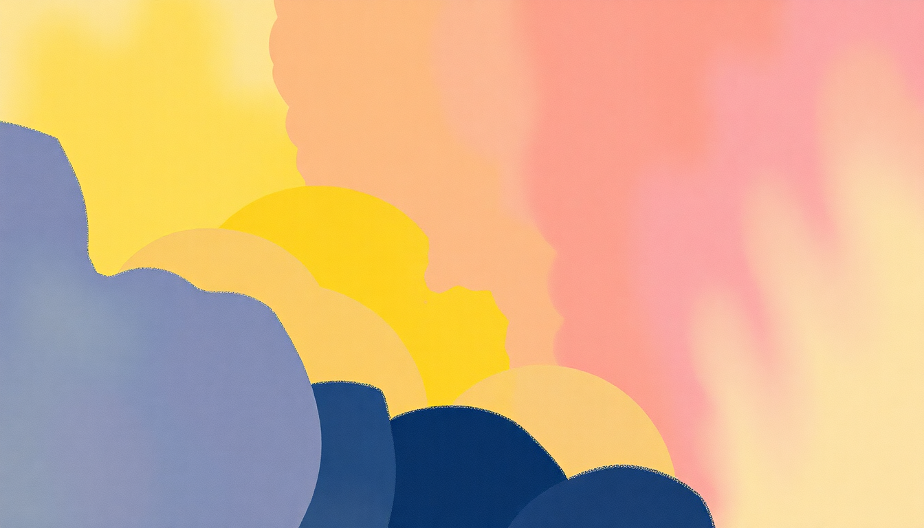 Fan-driven abstract illustration evoking the emotional arc of Girl by Jamie xx