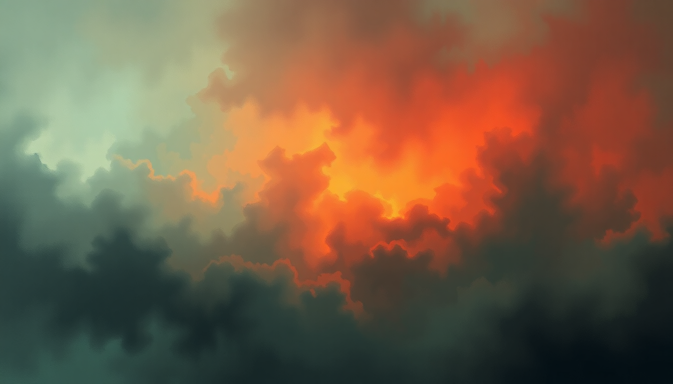Fan-driven abstract illustration evoking the emotional arc of Give Me a Sign by Breaking Benjamin