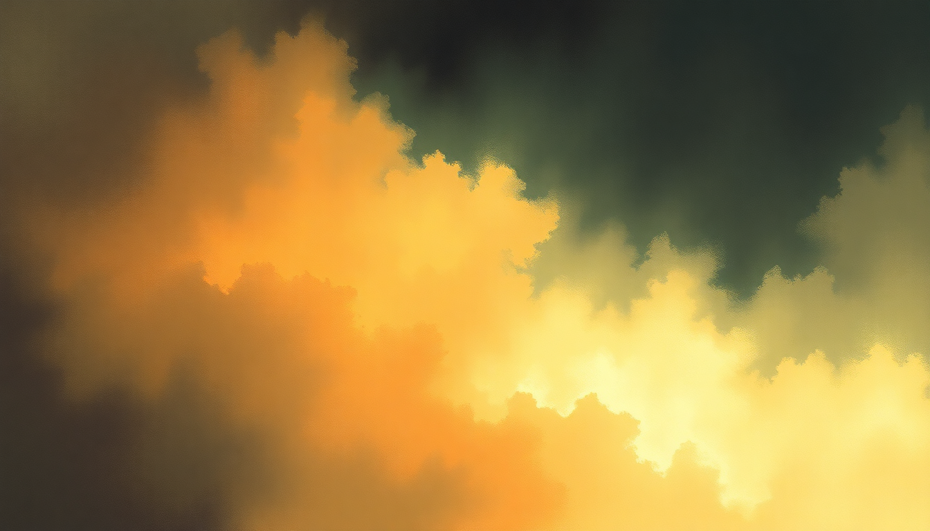 Fan-driven abstract illustration evoking the emotional arc of Given to the Rising by Neurosis