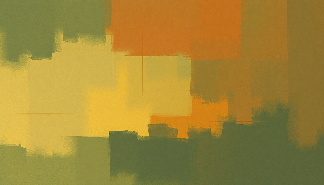 Fan-driven abstract illustration evoking the emotional arc of Glad To Be Unhappy by Eric Dolphy