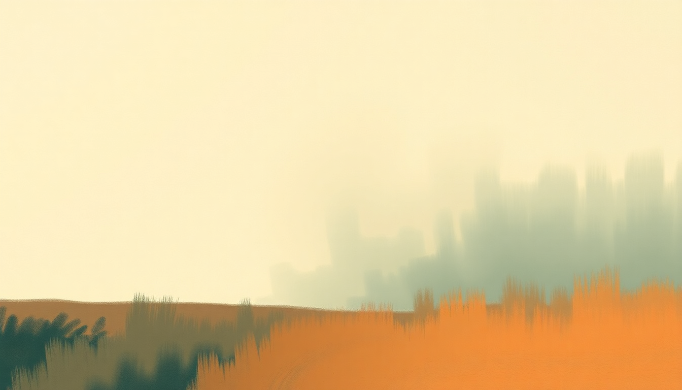 Fan-driven abstract illustration evoking the emotional arc of Gone by The Flatlanders