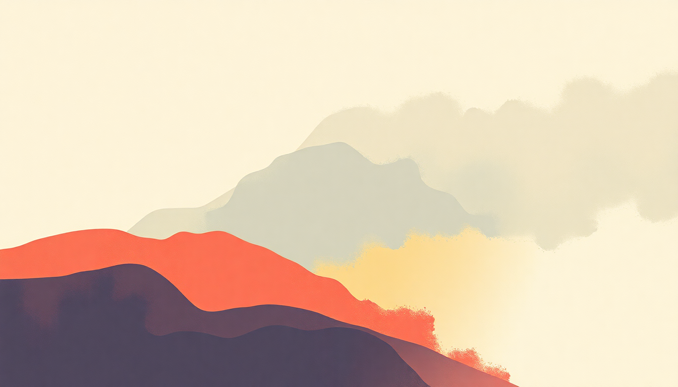 Fan-driven abstract illustration evoking the emotional arc of Good in Bed by Dua Lipa