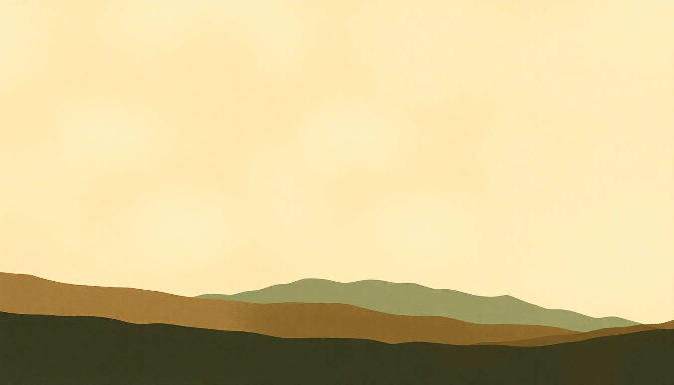 Fan-driven abstract illustration evoking the emotional arc of Good Intentions Paving Company by Joanna Newsom
