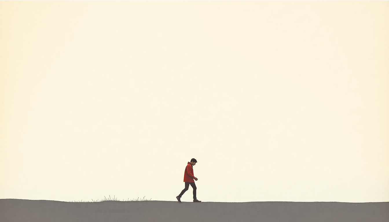 Fan-driven abstract illustration evoking the emotional arc of Good Old-Fashioned Lover Boy by Queen