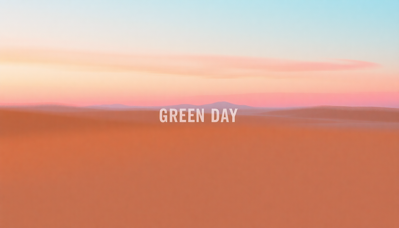 Fan-driven abstract illustration evoking the emotional arc of Good Riddance (Time of Your Life) by Green Day