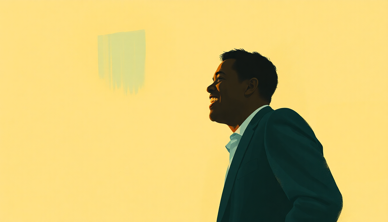 Fan-driven abstract illustration evoking the emotional arc of Good Times by Sam Cooke