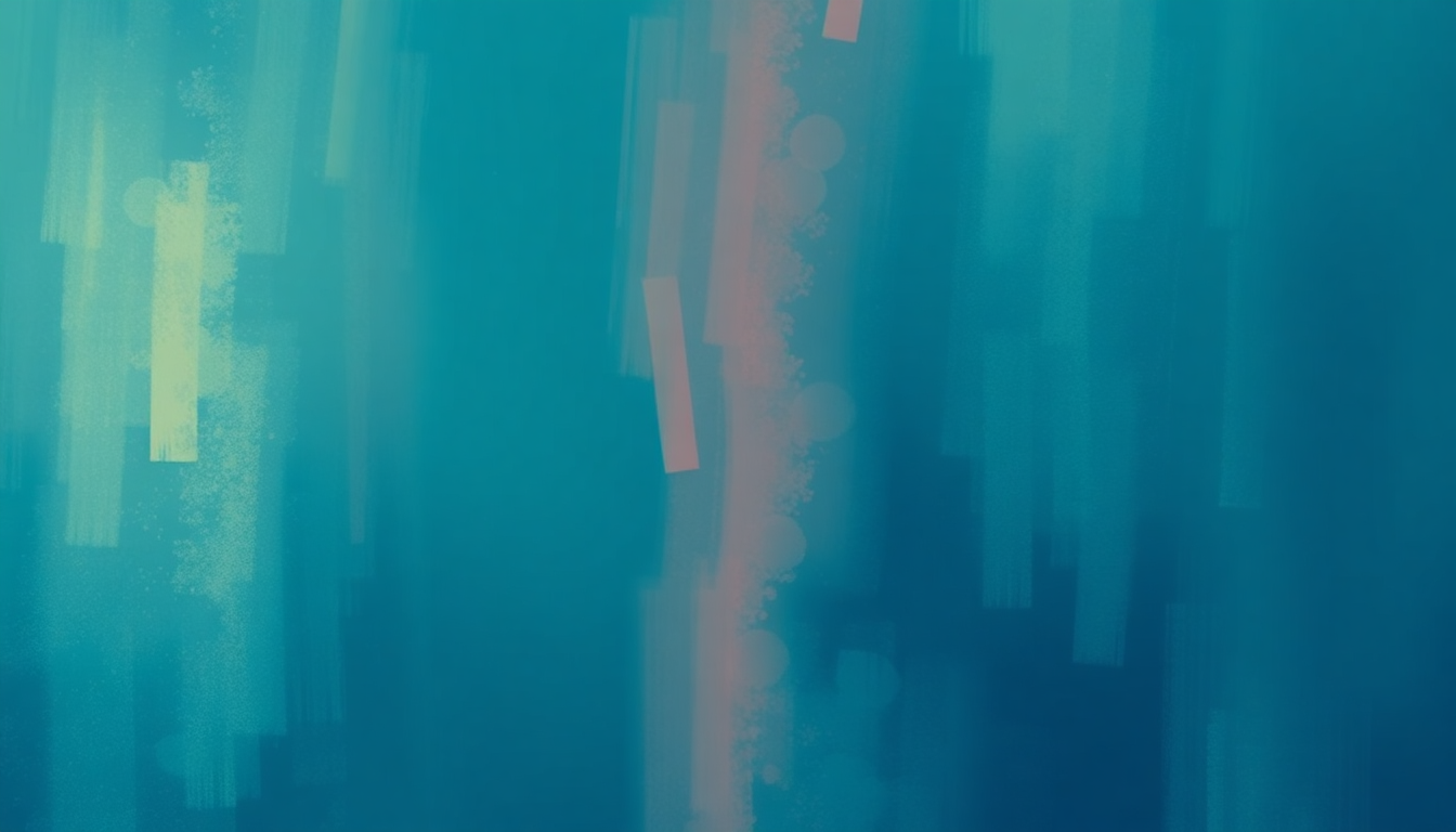 Fan-driven abstract illustration evoking the emotional arc of Good Vibrations by The Beach Boys