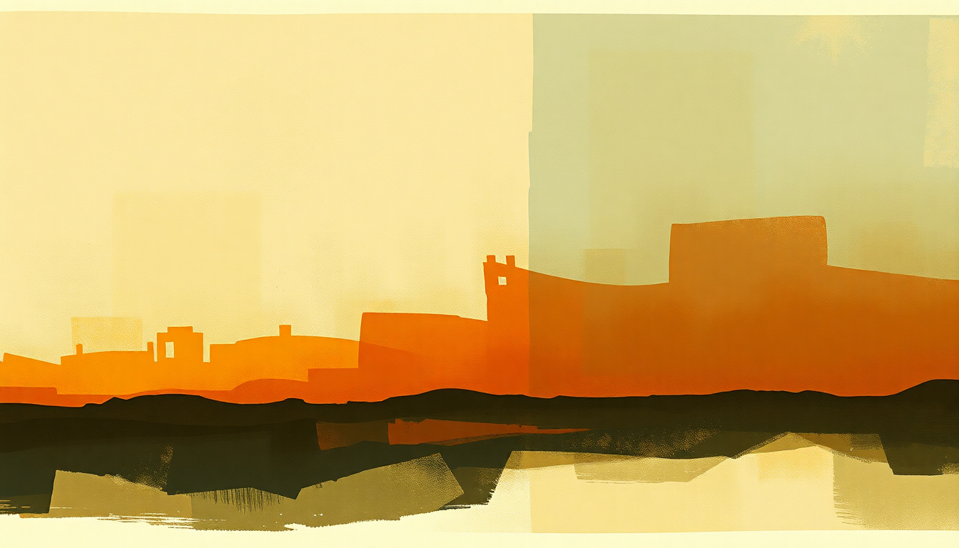 Fan-driven abstract illustration evoking the emotional arc of Got My Mojo Working by Muddy Waters