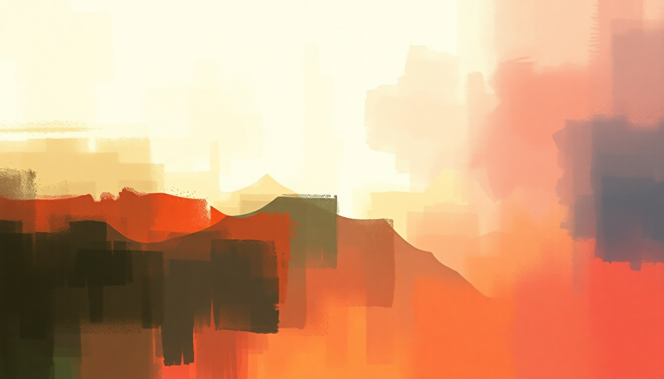 Fan-driven abstract illustration evoking the emotional arc of Got to Let the Good Times Back into Your Life by Razorlight