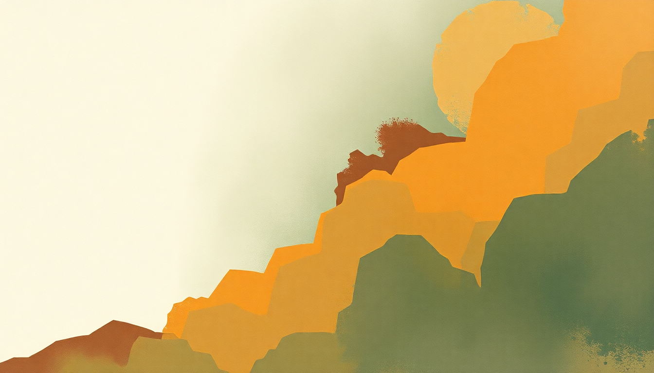 Fan-driven abstract illustration evoking the emotional arc of Grace by Florence + the Machine
