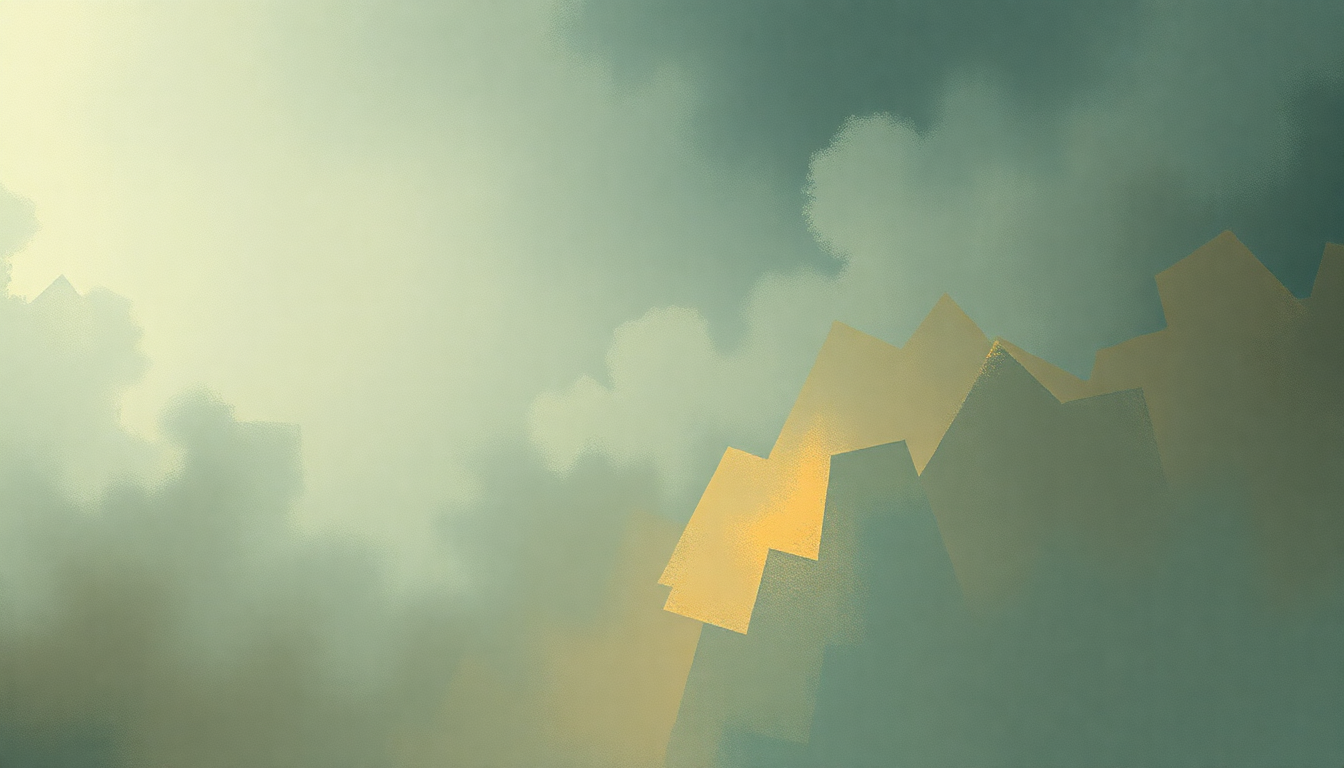 Fan-driven abstract illustration evoking the emotional arc of Gravity by Maxwell