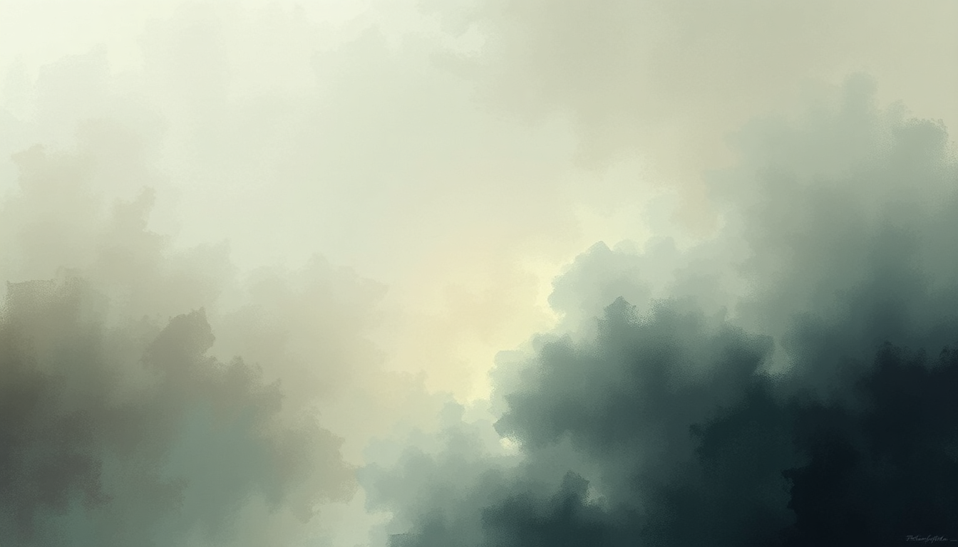 Fan-driven abstract illustration evoking the emotional arc of Greet Death by Explosions in the Sky