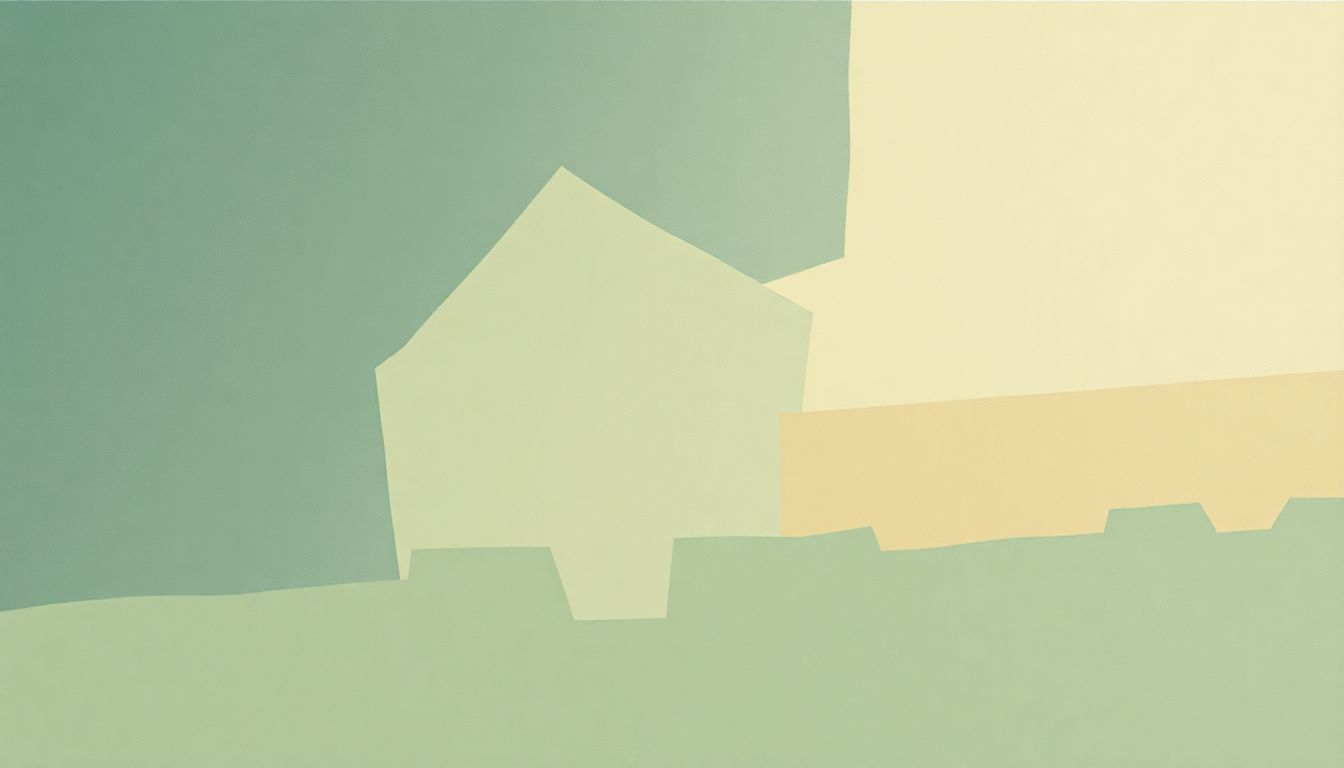 Fan-driven abstract illustration evoking the emotional arc of Guilty Party by The National