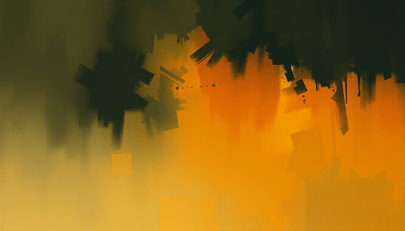 Fan-driven abstract illustration evoking the emotional arc of G.W. by Eric Dolphy