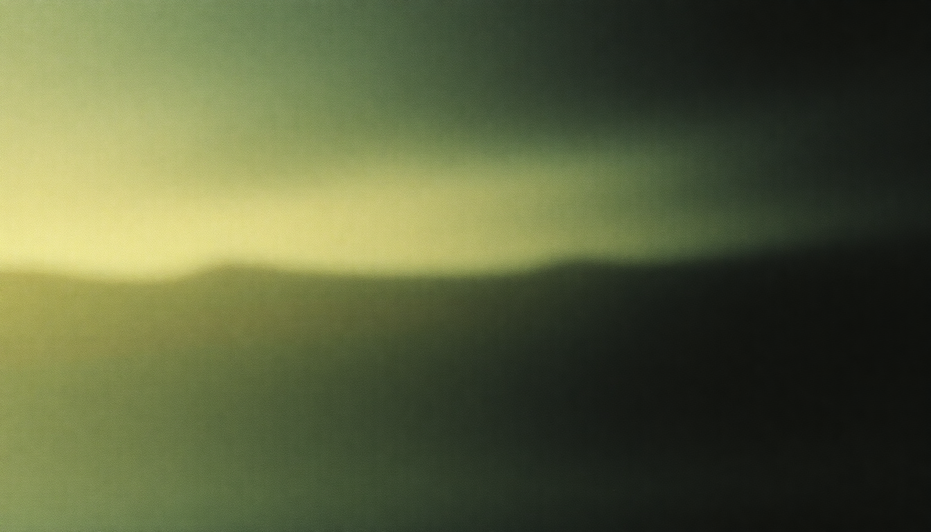 Fan-driven abstract illustration evoking the emotional arc of Half Day Closing by Portishead